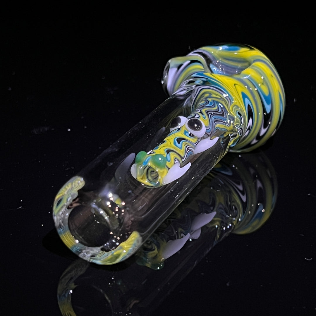 Wig Wag Dragon Spoon 4 Glass Pipe Gus Glass   