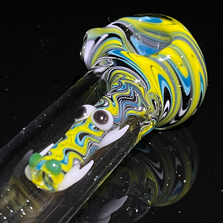 Wig Wag Dragon Spoon 4 Glass Pipe Gus Glass   