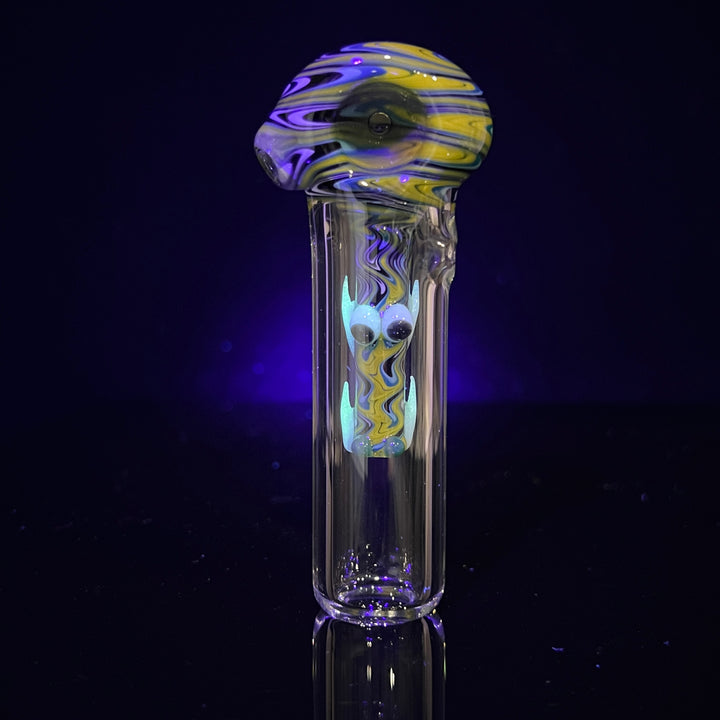 Wig Wag Dragon Spoon 4 Glass Pipe Gus Glass   