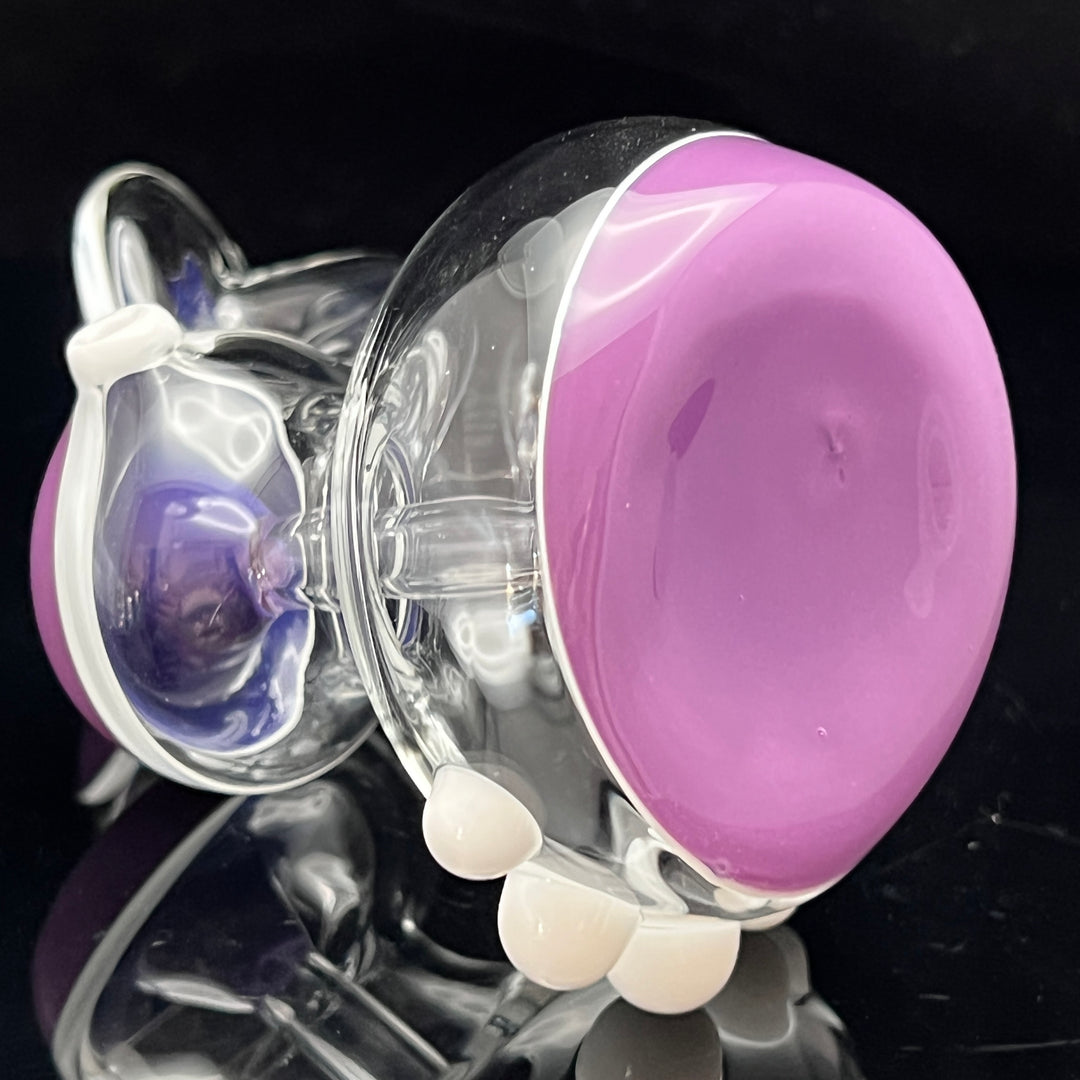 Purple on Purple Bubbler Glass Pipe Glassex   