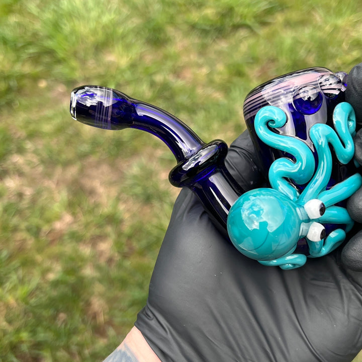 Aqua OctoLock Glass Pipe Glass Distractions   