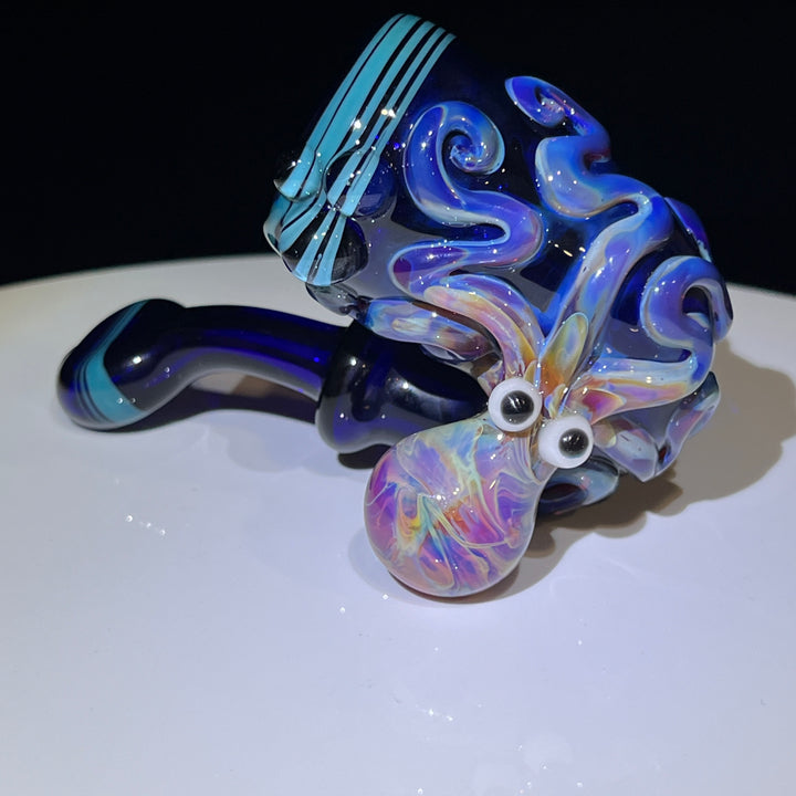Purple OctoLock Glass Pipe Glass Distractions   
