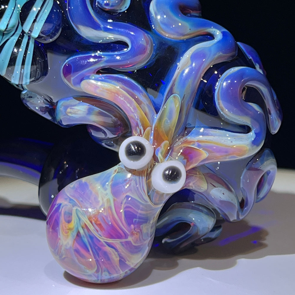Purple OctoLock Glass Pipe Glass Distractions   