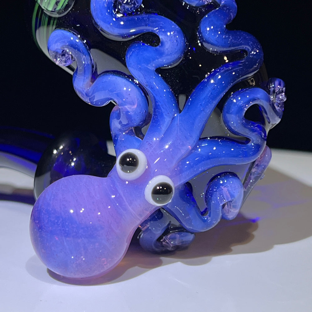Pink Slime OctoLock Glass Pipe Glass Distractions   
