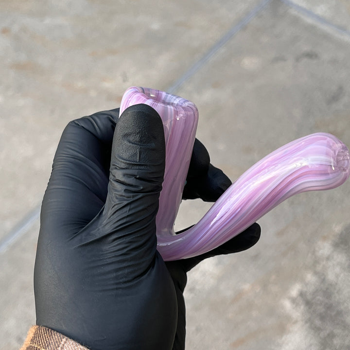 Lilac Woodgrain Purple Frog Sherlock Glass Pipe Rasta Galaxy Glass   