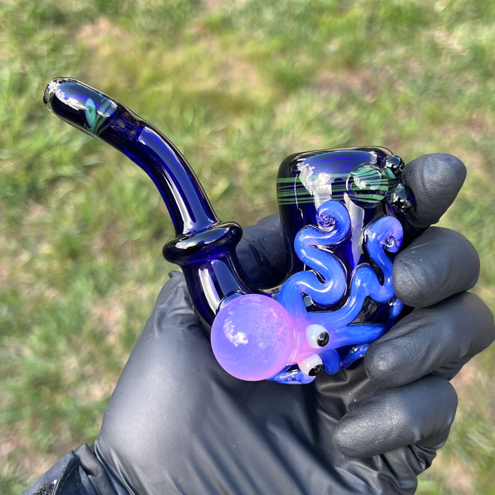 Pink Slime OctoLock Glass Pipe Glass Distractions   