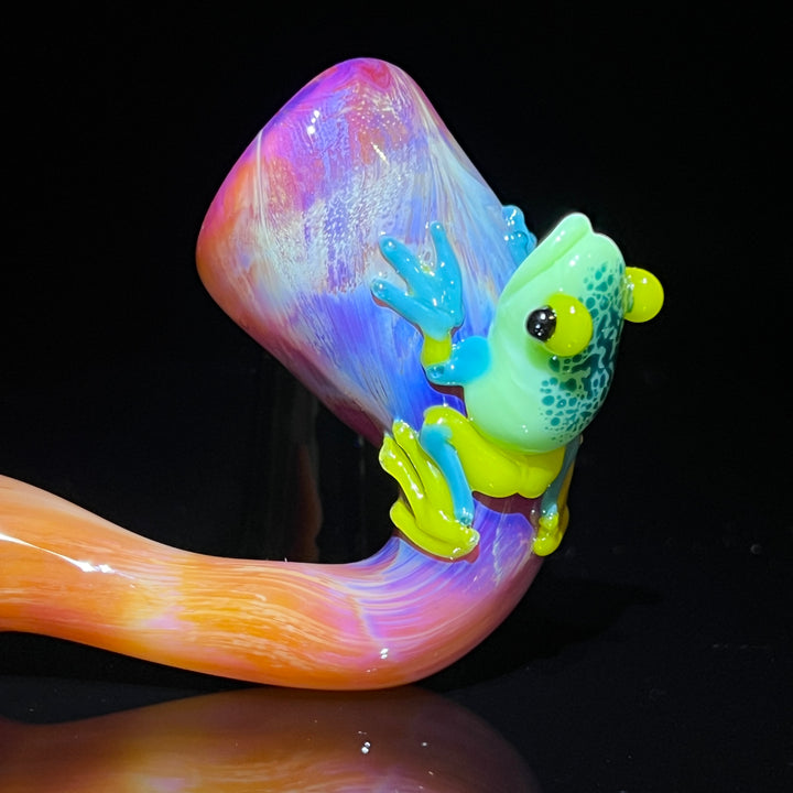 Serendipity Frog Sherlock 5 Glass Pipe Rasta Galaxy Glass   