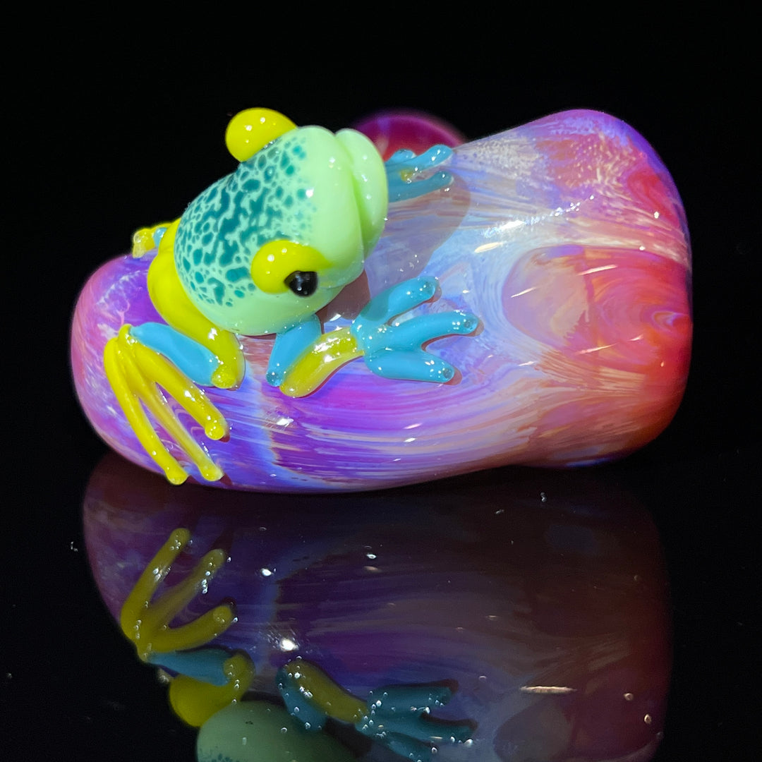 Serendipity Frog Sherlock 5 Glass Pipe Rasta Galaxy Glass   