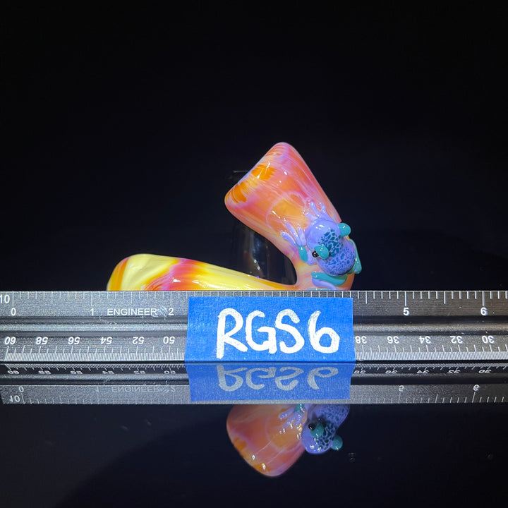 Serendipity Frog Sherlock 6 Glass Pipe Rasta Galaxy Glass   