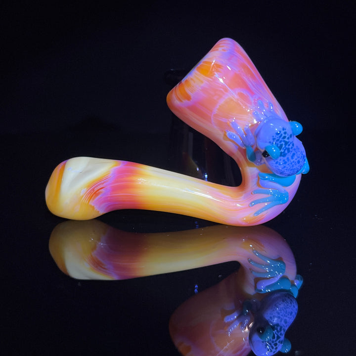 Serendipity Frog Sherlock 6 Glass Pipe Rasta Galaxy Glass   