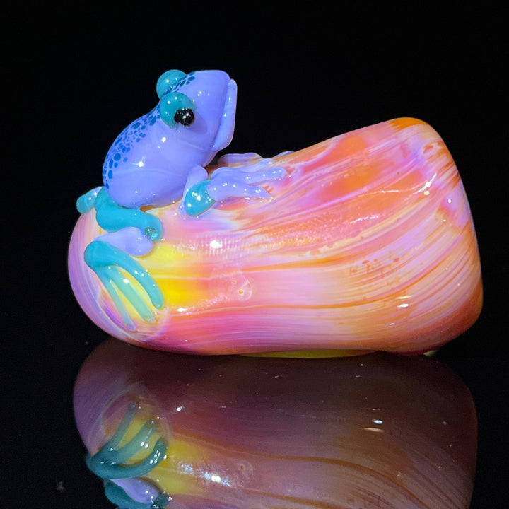 Serendipity Frog Sherlock 6 Glass Pipe Rasta Galaxy Glass   