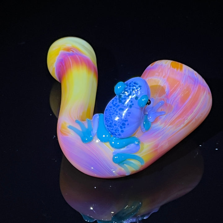 Serendipity Frog Sherlock 6 Glass Pipe Rasta Galaxy Glass   