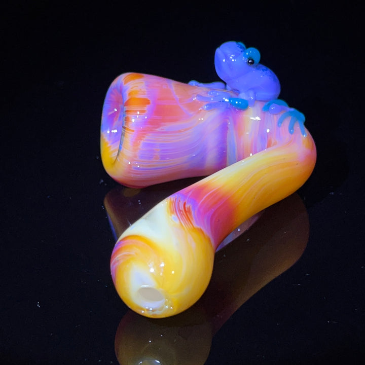 Serendipity Frog Sherlock 6 Glass Pipe Rasta Galaxy Glass   