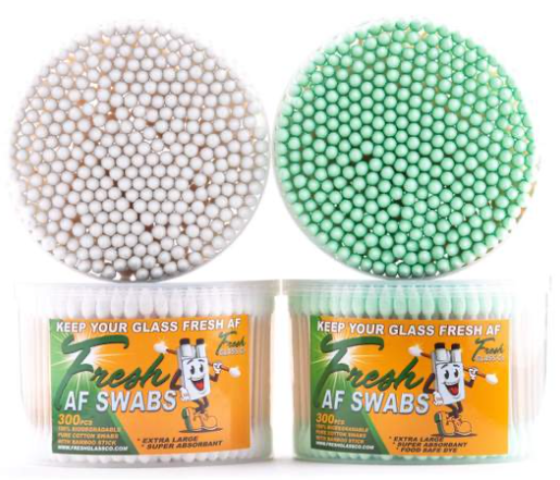 Fresh AF Cotton Swabs Cleaning Supplies Fresh Glass Co White  