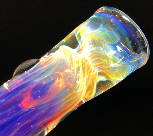 Purple Glass Chillum Glass Pipe Tako Glass   