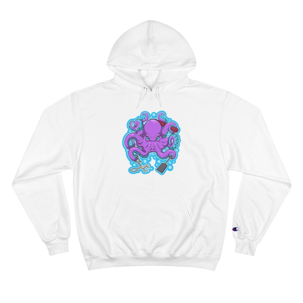 Tako Champion Hoodie Apparel Printify White L 