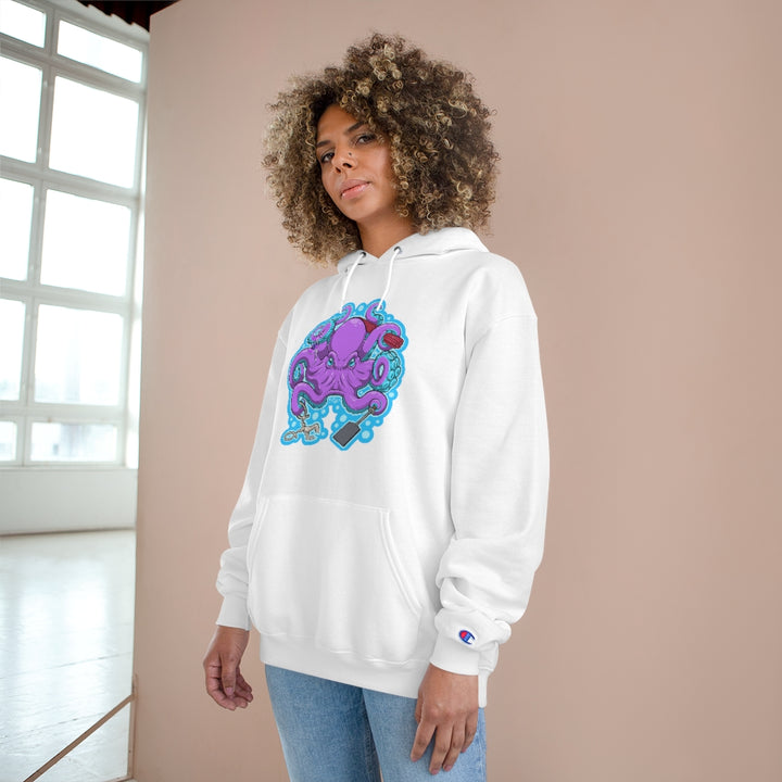 Tako Champion Hoodie Apparel Printify   