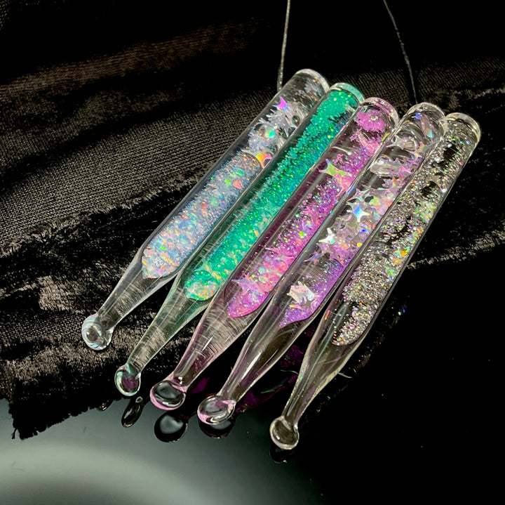 Glitter Opal Dabber Pendants Accessory Beezy Glass   